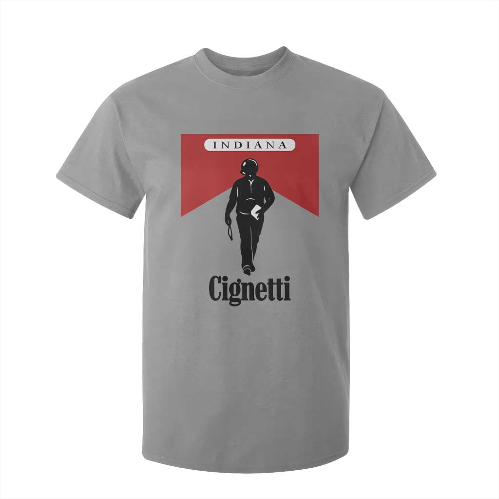 Cignetti Walking Retro Red Box T Shirt For Kid Indiana Game Day Sports Fan TS02 Sport Gray Print Your Wear