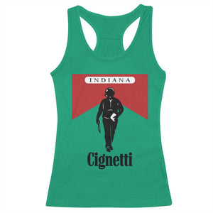 Cignetti Walking Retro Red Box Racerback Tank Top Indiana Game Day Sports Fan TS02 Irish Green Print Your Wear