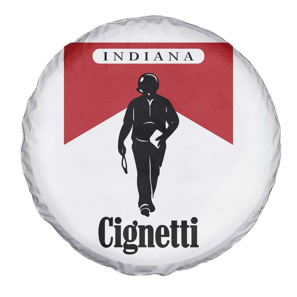 Cignetti Walking Retro Red Box Spare Tire Cover Indiana Game Day Sports Fan TS02 Print Your Wear