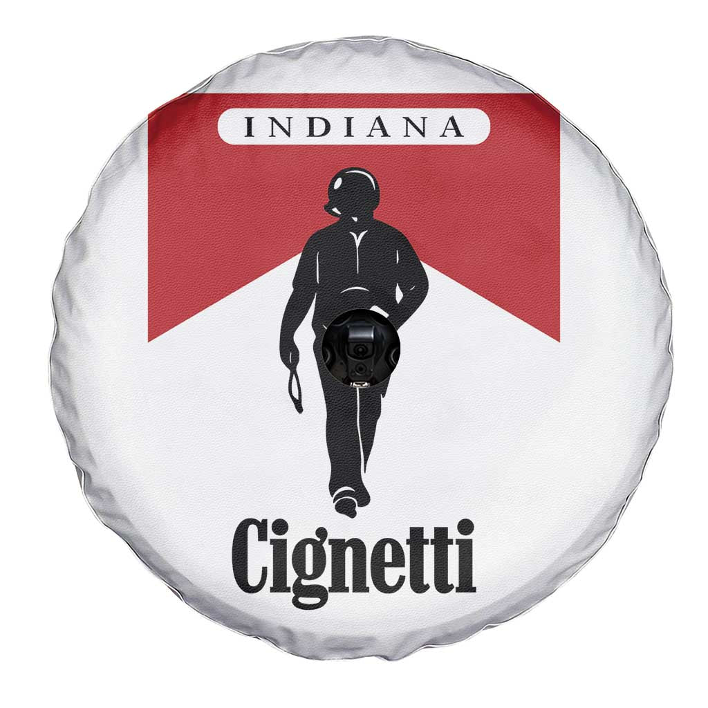 Cignetti Walking Retro Red Box Spare Tire Cover Indiana Game Day Sports Fan TS02 Print Your Wear