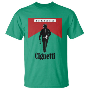 Cignetti Walking Retro Red Box T Shirt Indiana Game Day Sports Fan TS02 Irish Green Print Your Wear