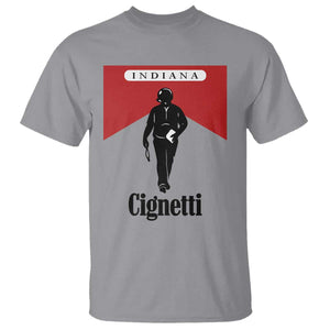 Cignetti Walking Retro Red Box T Shirt Indiana Game Day Sports Fan TS02 Sport Gray Print Your Wear
