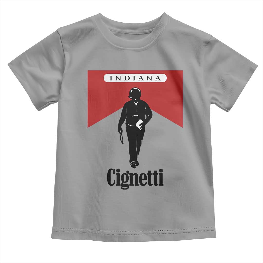 Cignetti Walking Retro Red Box Toddler T Shirt Indiana Game Day Sports Fan TS02 Sport Gray Print Your Wear