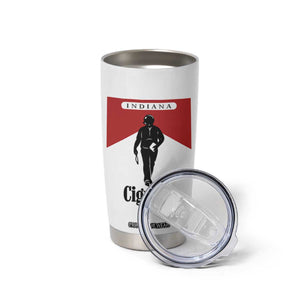 Cignetti Walking Retro Red Box Tumbler Cup Indiana Game Day Sports Fan TS02 Print Your Wear