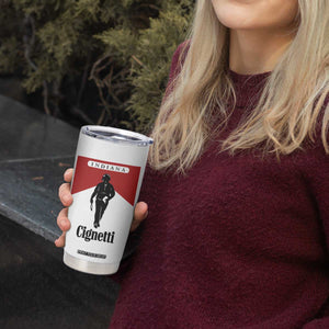 Cignetti Walking Retro Red Box Tumbler Cup Indiana Game Day Sports Fan TS02 Print Your Wear