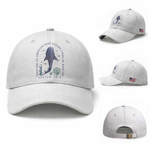 Inspirational Christian Bible Verse Isaiah 43:2 Whale Shark Baseball Cap When You Go Through Deep Waters I Will Be With You