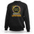 Total Solar Eclipse Sweatshirt Twice In A Life Time American Totality 2024 2017 TS02 Black Printyourwear