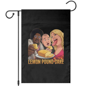 Funny Lemon Pound Cake Meme Garden Flag Retro Edgy Music Humor Gift for Party Lovers TS02 Black Print Your Wear