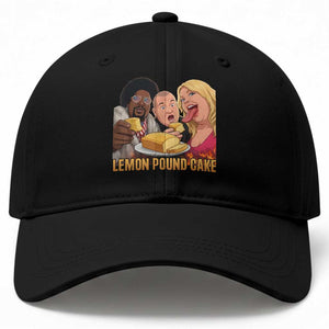 Funny Lemon Pound Cake Meme Baseball Cap Retro Edgy Music Humor Gift for Party Lovers