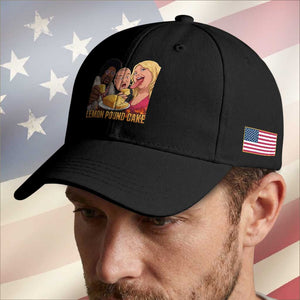 Funny Lemon Pound Cake Meme Baseball Cap Retro Edgy Music Humor Gift for Party Lovers