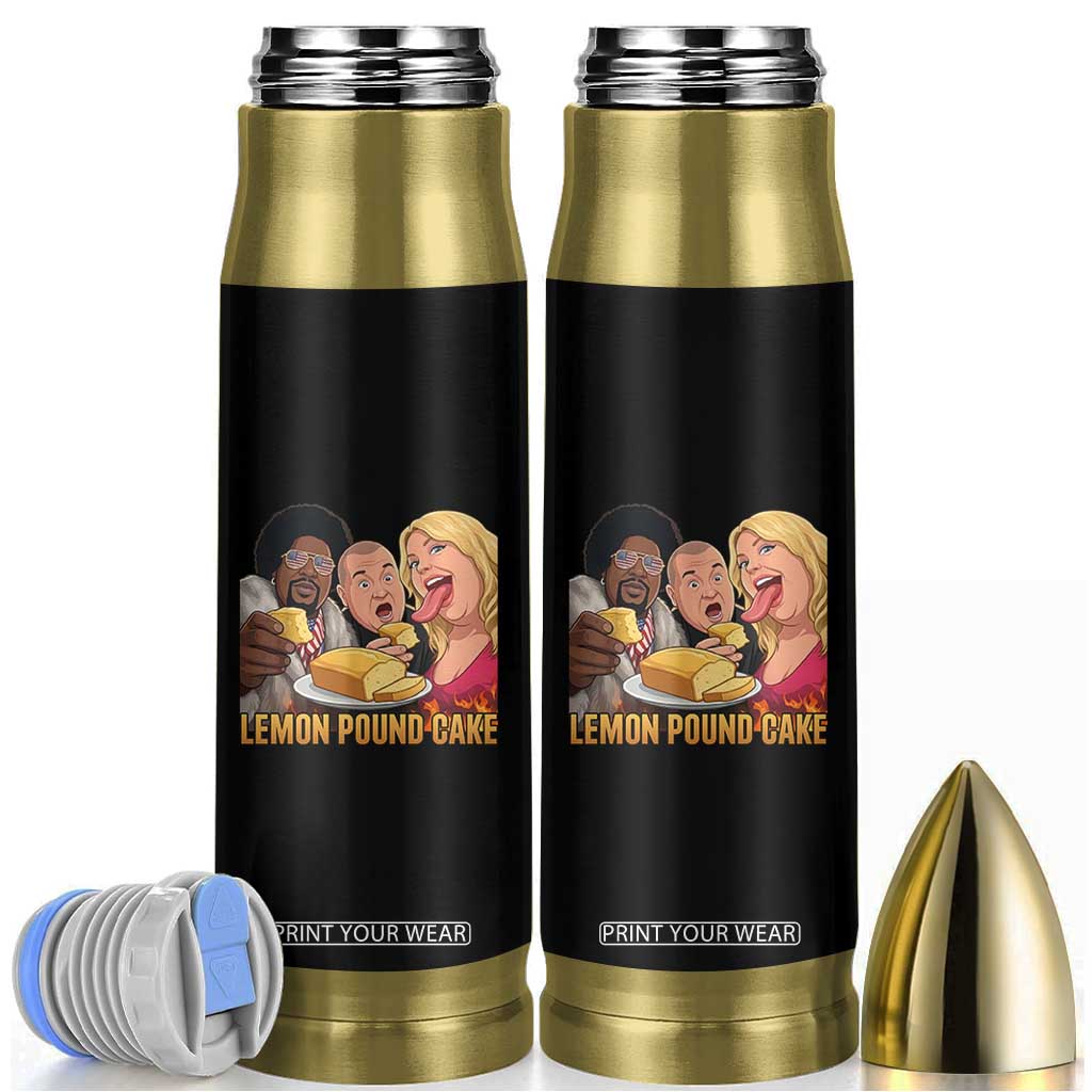 Funny Lemon Pound Cake Meme Bullet Tumbler Retro Edgy Music Humor Gift for Party Lovers TS02 Black Print Your Wear