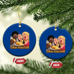 Funny Lemon Pound Cake Meme Ceramic Ornament Retro Edgy Music Humor Gift for Party Lovers TS02 1pc Blue Print Your Wear