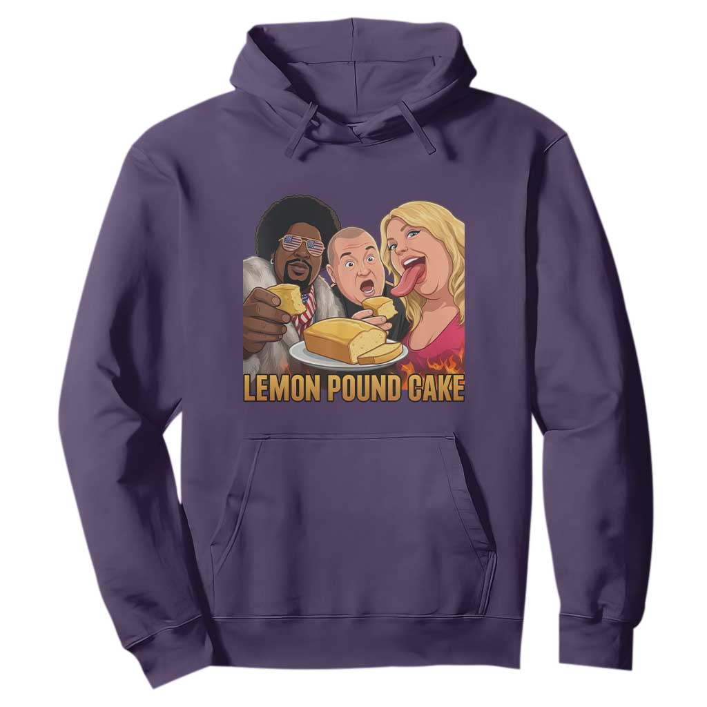 Funny Lemon Pound Cake Meme Hoodie Retro Edgy Music Humor Gift for Party Lovers TS02 Purple Print Your Wear