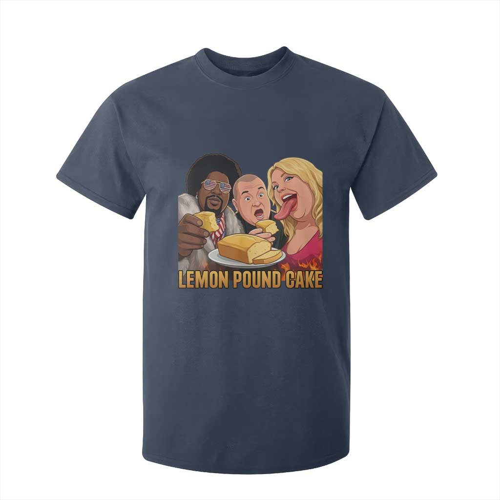 Funny Lemon Pound Cake Meme T Shirt For Kid Retro Edgy Music Humor Gift for Party Lovers TS02 Navy Print Your Wear