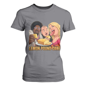 Funny Lemon Pound Cake Meme T Shirt For Women Retro Edgy Music Humor Gift for Party Lovers TS02 Charcoal Print Your Wear