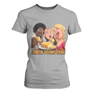 Funny Lemon Pound Cake Meme T Shirt For Women Retro Edgy Music Humor Gift for Party Lovers TS02 Sport Gray Print Your Wear