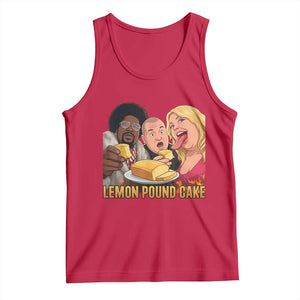 Funny Lemon Pound Cake Meme Tank Top Retro Edgy Music Humor Gift for Party Lovers TS02 Red Print Your Wear