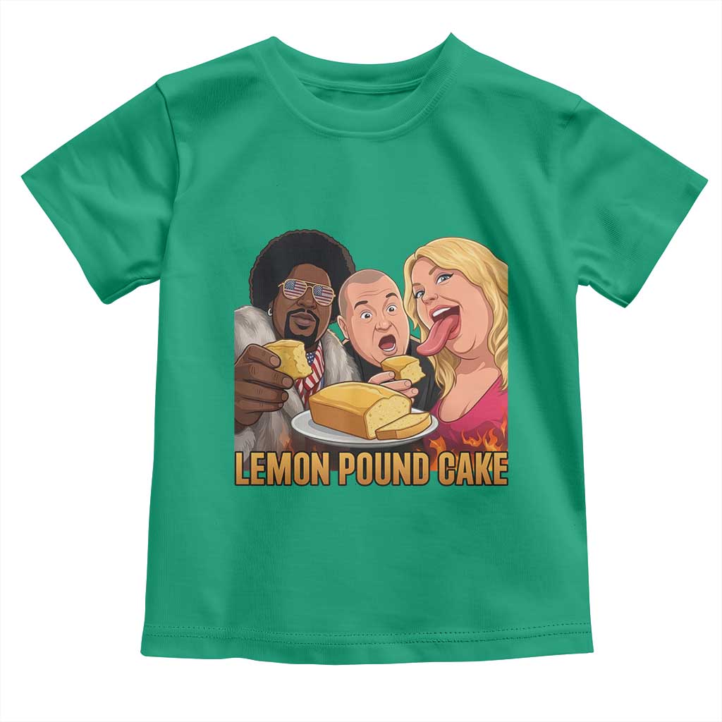 Funny Lemon Pound Cake Meme Toddler T Shirt Retro Edgy Music Humor Gift for Party Lovers TS02 Irish Green Print Your Wear