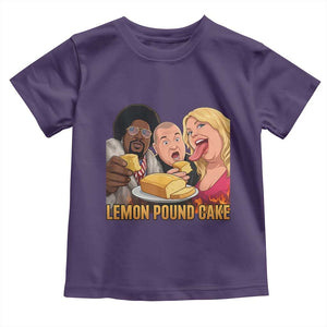Funny Lemon Pound Cake Meme Toddler T Shirt Retro Edgy Music Humor Gift for Party Lovers TS02 Purple Print Your Wear