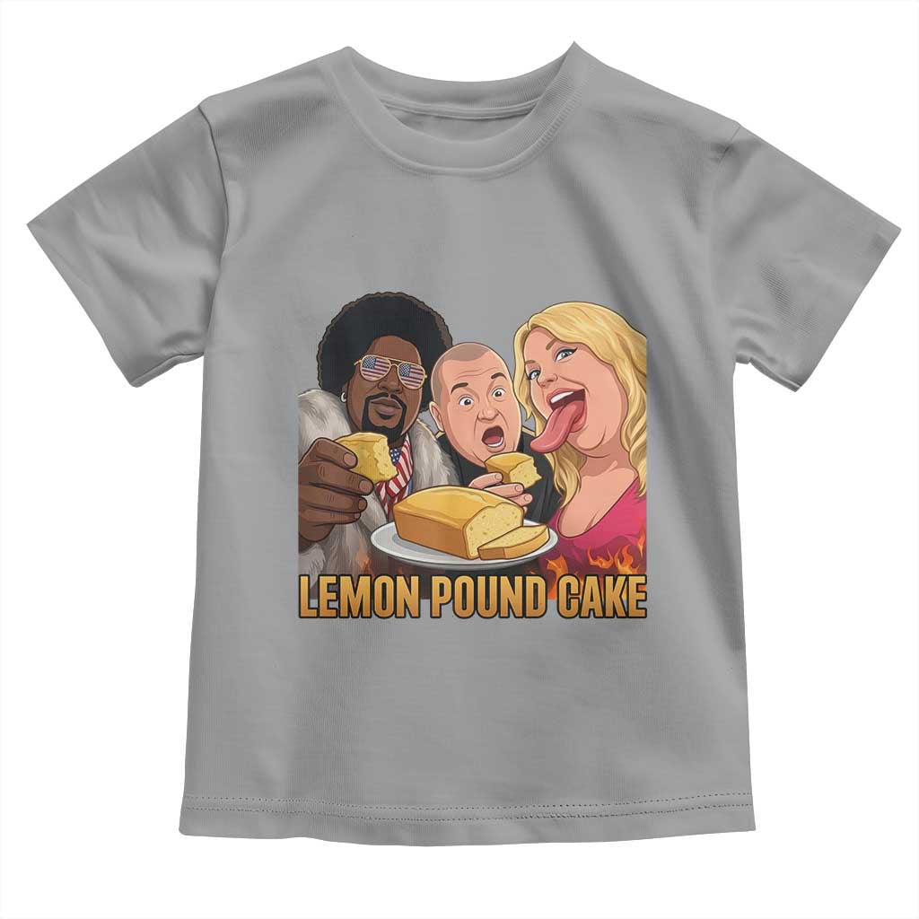 Funny Lemon Pound Cake Meme Toddler T Shirt Retro Edgy Music Humor Gift for Party Lovers TS02 Sport Gray Print Your Wear
