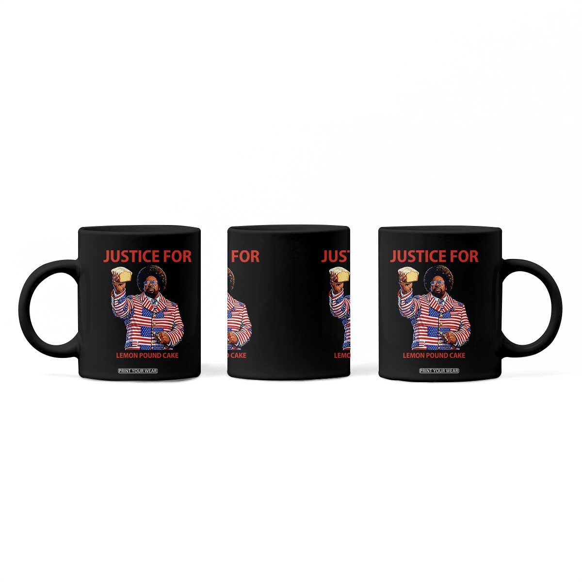 Justice for Lemon Pound Cake Coffee Mug Funny Viral Edgy Meme Courtroom Parody Rap Fans TS02 Print Your Wear