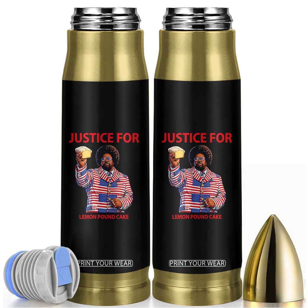 Justice for Lemon Pound Cake Bullet Tumbler Funny Viral Edgy Meme Courtroom Parody Rap Fans TS02 Black Print Your Wear
