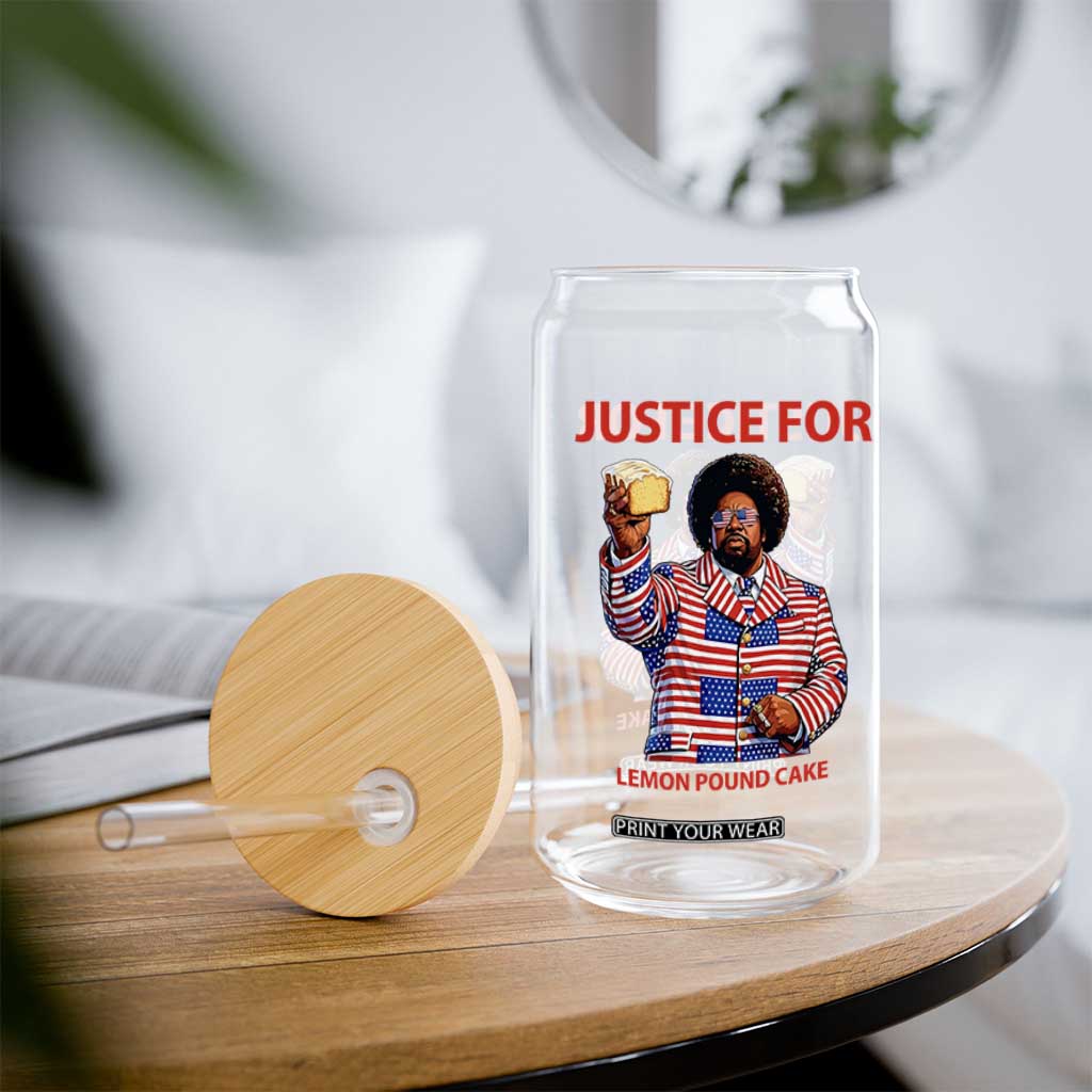Justice for Lemon Pound Cake Glass Can Funny Viral Edgy Meme Courtroom Parody Rap Fans TS02 Print Your Wear