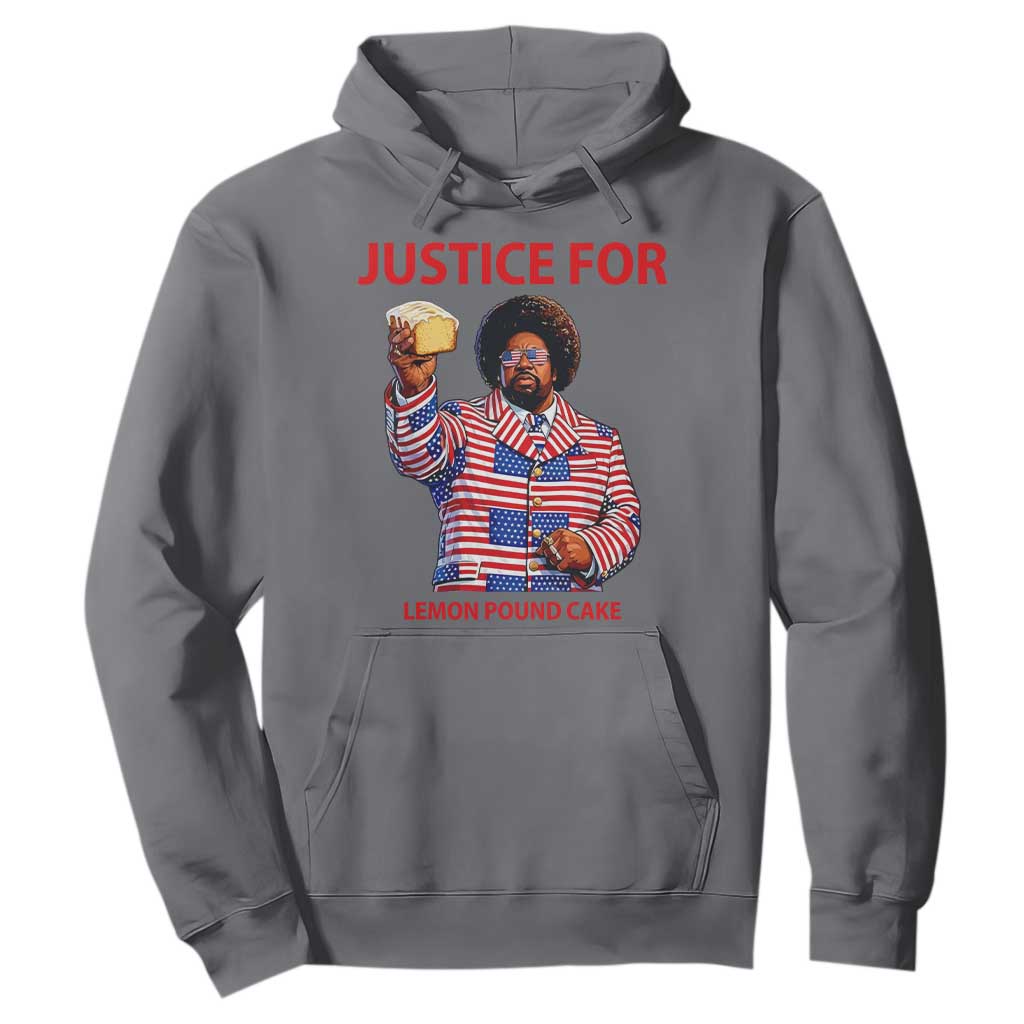 Justice for Lemon Pound Cake Hoodie Funny Viral Edgy Meme Courtroom Parody Rap Fans TS02 Charcoal Print Your Wear