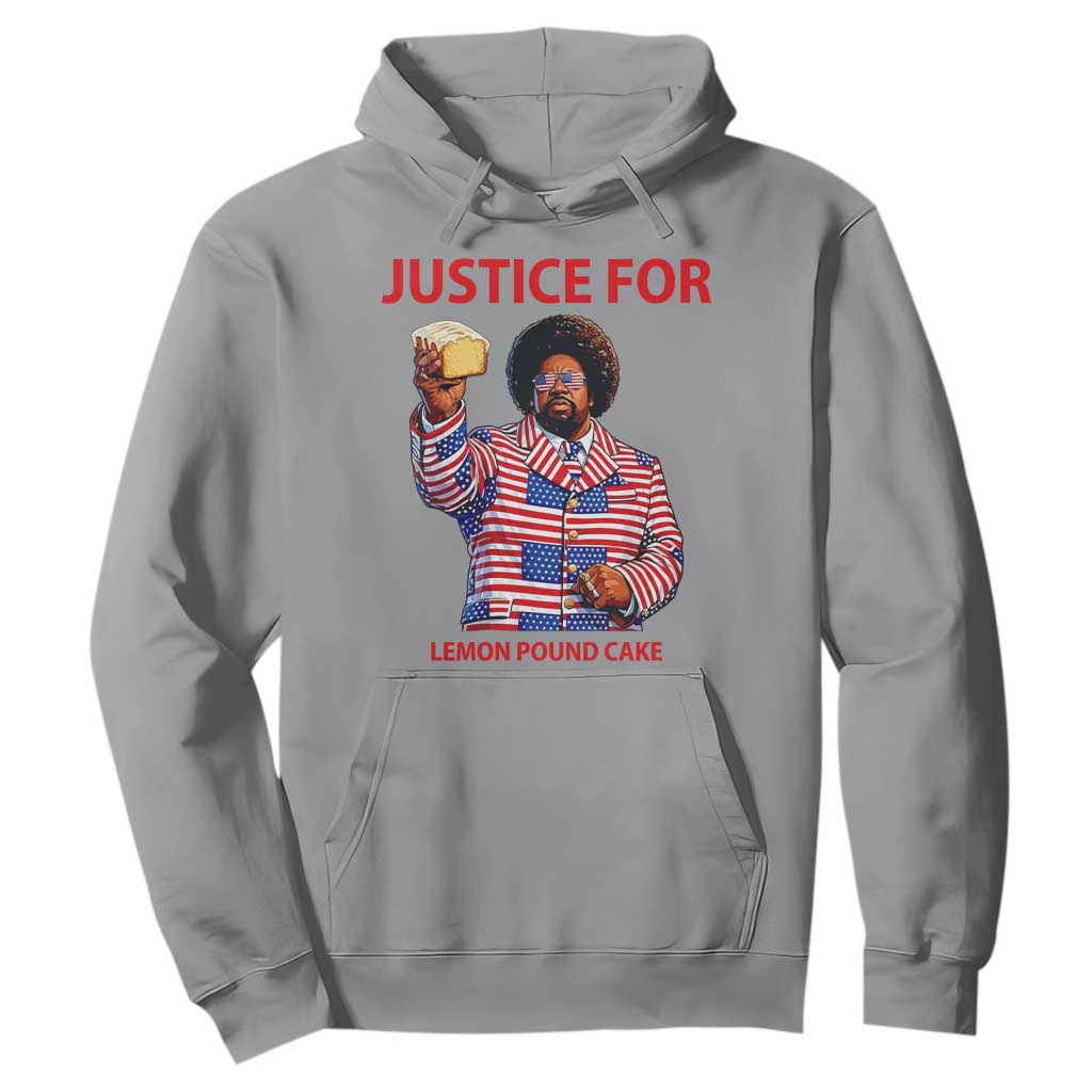 Justice for Lemon Pound Cake Hoodie Funny Viral Edgy Meme Courtroom Parody Rap Fans TS02 Sport Gray Print Your Wear