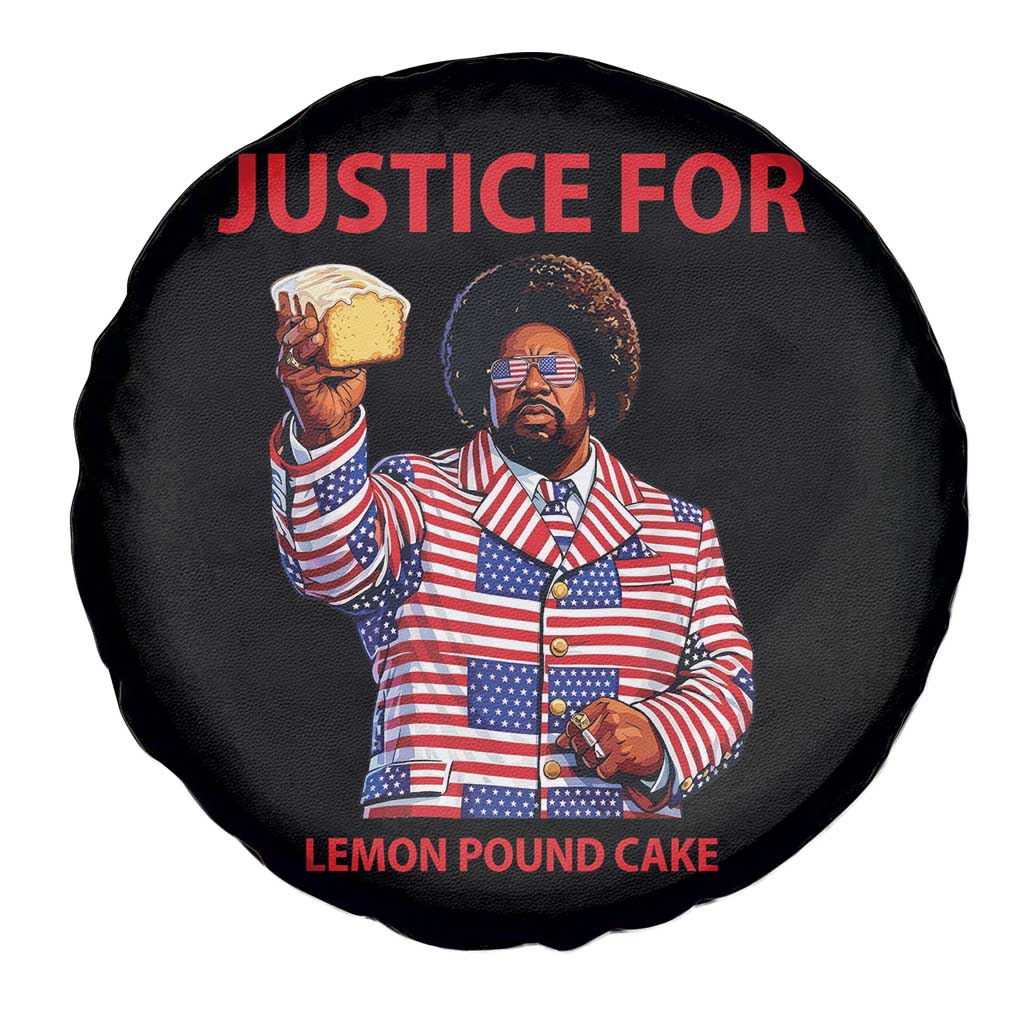 Justice for Lemon Pound Cake Spare Tire Cover Funny Viral Edgy Meme Courtroom Parody Rap Fans TS02 Print Your Wear