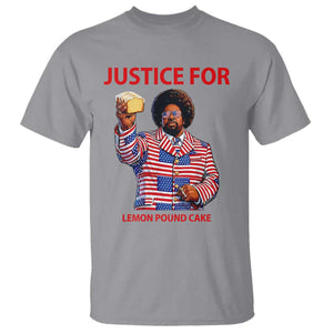 Justice for Lemon Pound Cake T Shirt Funny Viral Edgy Meme Courtroom Parody Rap Fans TS02 Sport Gray Print Your Wear