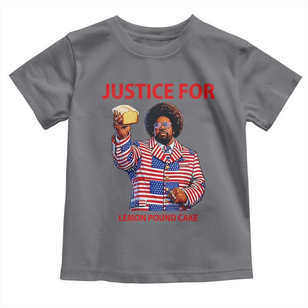 Justice for Lemon Pound Cake Toddler T Shirt Funny Viral Edgy Meme Courtroom Parody Rap Fans TS02 Charcoal Print Your Wear
