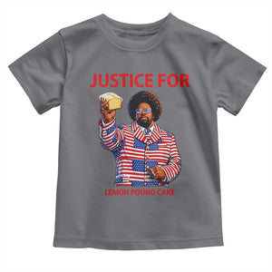 Justice for Lemon Pound Cake Toddler T Shirt Funny Viral Edgy Meme Courtroom Parody Rap Fans TS02 Charcoal Print Your Wear