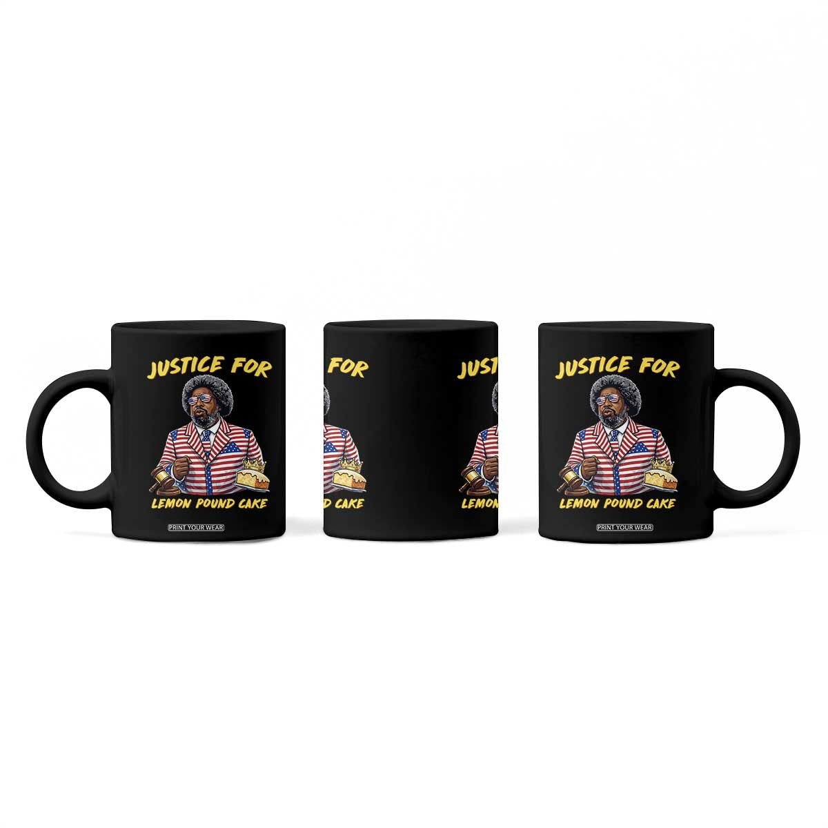 Justice for Lemon Pound Cake Funny Viral Meme Coffee Mug Edgy Hip Hop Humor Parody Gift for Rap Fans TS02 Print Your Wear