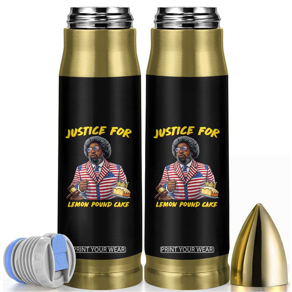 Justice for Lemon Pound Cake Funny Viral Meme Bullet Tumbler Edgy Hip Hop Humor Parody Gift for Rap Fans TS02 Black Print Your Wear