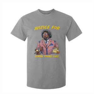 Justice for Lemon Pound Cake Funny Viral Meme T Shirt For Kid Edgy Hip Hop Humor Parody Gift for Rap Fans TS02 Sport Gray Print Your Wear