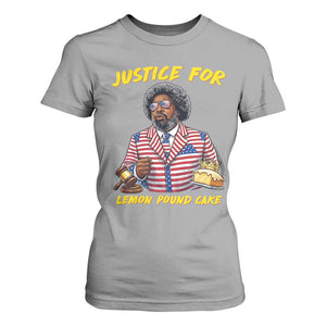 Justice for Lemon Pound Cake Funny Viral Meme T Shirt For Women Edgy Hip Hop Humor Parody Gift for Rap Fans TS02 Sport Gray Print Your Wear