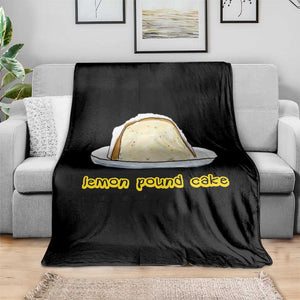 Lemon Pound Cake Funny Meme Throw Blanket Viral Edgy Hip Hop Humor Parody Gift for Rap Fans TS02 Print Your Wear