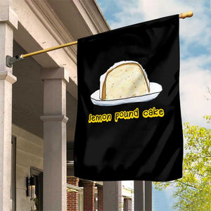 Lemon Pound Cake Funny Meme Garden Flag Viral Edgy Hip Hop Humor Parody Gift for Rap Fans TS02 Print Your Wear