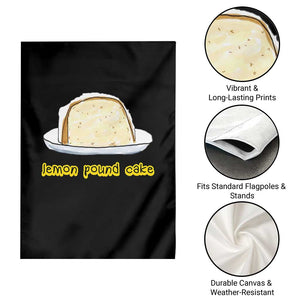 Lemon Pound Cake Funny Meme Garden Flag Viral Edgy Hip Hop Humor Parody Gift for Rap Fans TS02 Print Your Wear