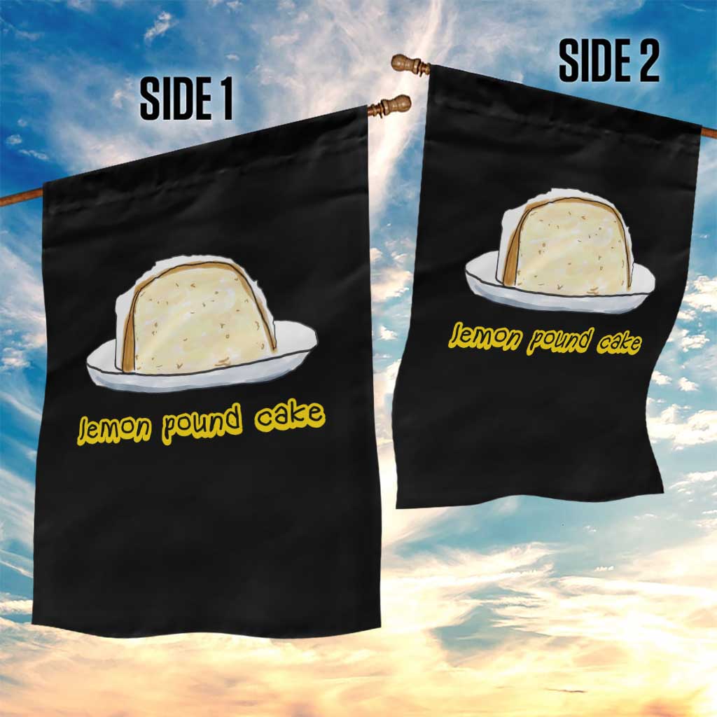 Lemon Pound Cake Funny Meme Garden Flag Viral Edgy Hip Hop Humor Parody Gift for Rap Fans TS02 Print Your Wear