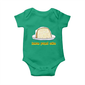Lemon Pound Cake Funny Meme Baby Onesie Viral Edgy Hip Hop Humor Parody Gift for Rap Fans TS02 Irish Green Print Your Wear