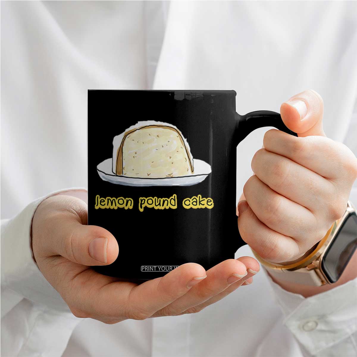 Lemon Pound Cake Funny Meme Coffee Mug Viral Edgy Hip Hop Humor Parody Gift for Rap Fans TS02 Print Your Wear