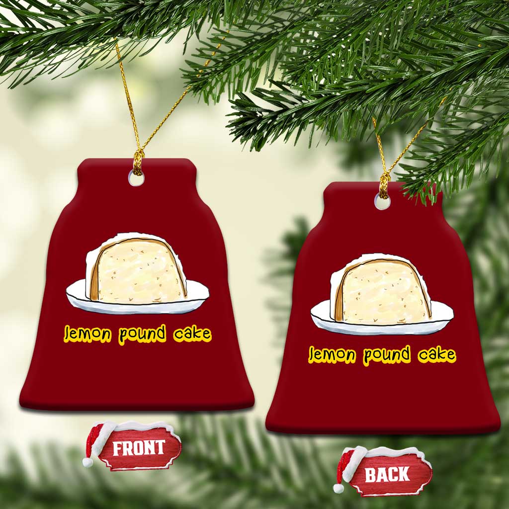 Lemon Pound Cake Funny Meme Ceramic Ornament Viral Edgy Hip Hop Humor Parody Gift for Rap Fans TS02 Print Your Wear