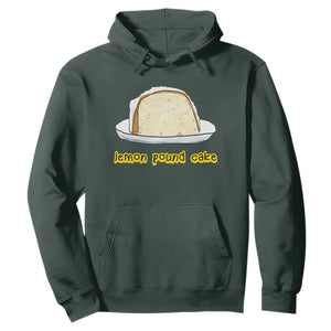 Lemon Pound Cake Funny Meme Hoodie Viral Edgy Hip Hop Humor Parody Gift for Rap Fans TS02 Dark Forest Green Print Your Wear