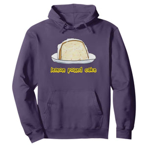 Lemon Pound Cake Funny Meme Hoodie Viral Edgy Hip Hop Humor Parody Gift for Rap Fans TS02 Purple Print Your Wear