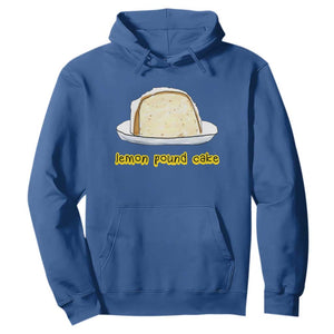 Lemon Pound Cake Funny Meme Hoodie Viral Edgy Hip Hop Humor Parody Gift for Rap Fans TS02 Royal Blue Print Your Wear