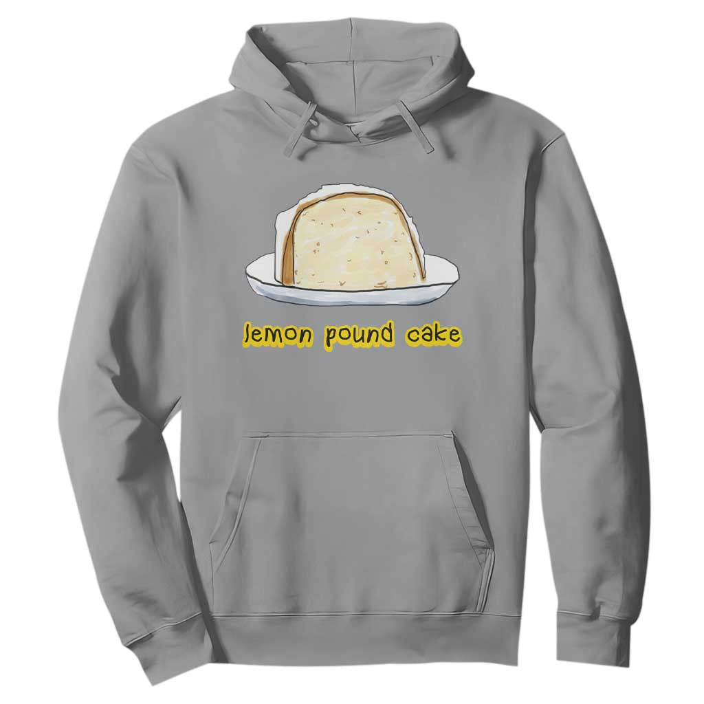 Lemon Pound Cake Funny Meme Hoodie Viral Edgy Hip Hop Humor Parody Gift for Rap Fans TS02 Sport Gray Print Your Wear