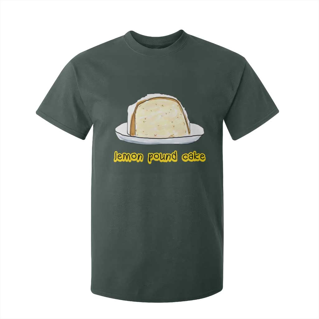Lemon Pound Cake Funny Meme T Shirt For Kid Viral Edgy Hip Hop Humor Parody Gift for Rap Fans TS02 Dark Forest Green Print Your Wear