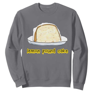 Lemon Pound Cake Funny Meme Sweatshirt Viral Edgy Hip Hop Humor Parody Gift for Rap Fans TS02 Charcoal Print Your Wear